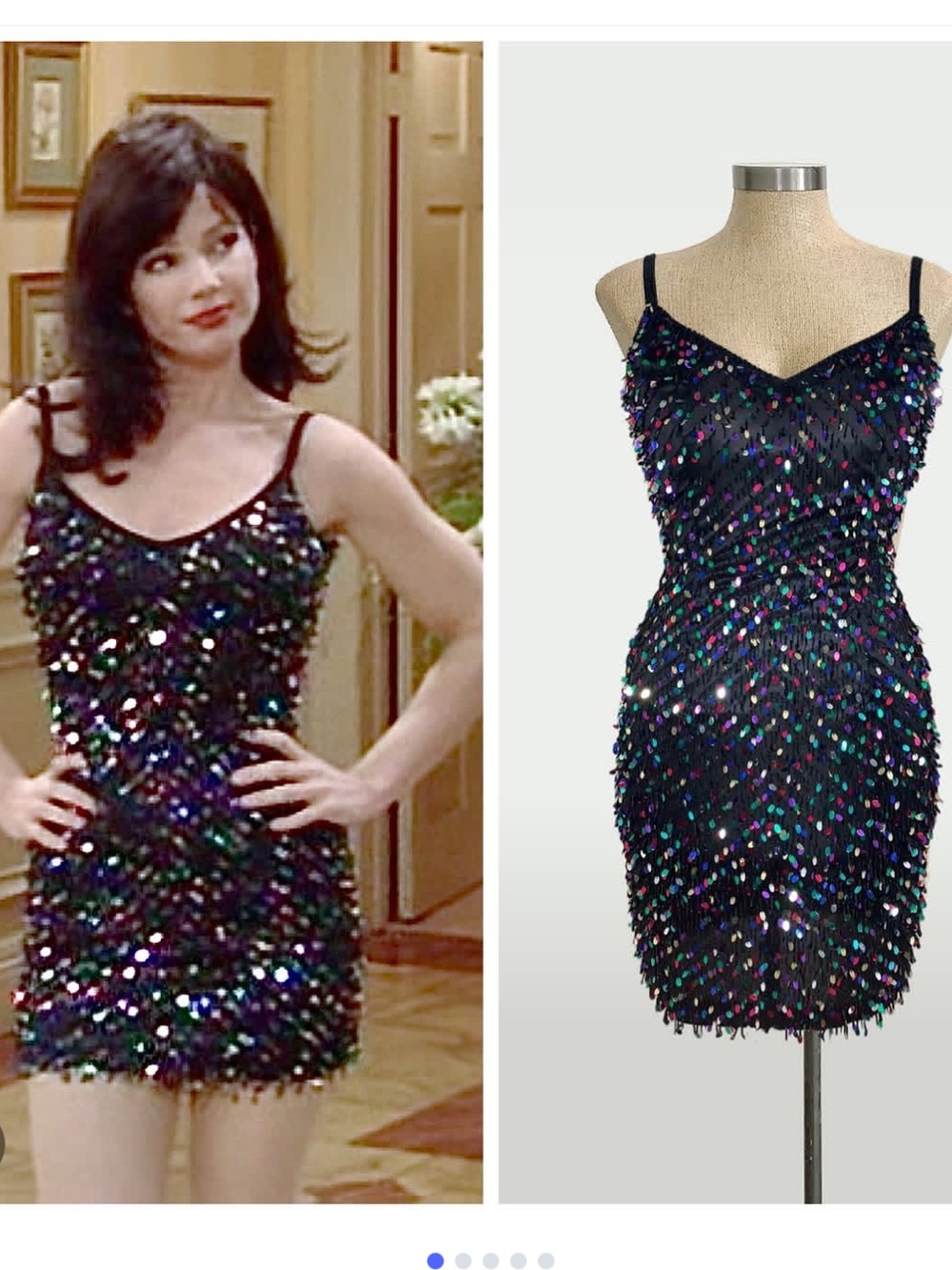 Vintage Niteline “The Nanny” Fran Drescher Fran Fine Dress